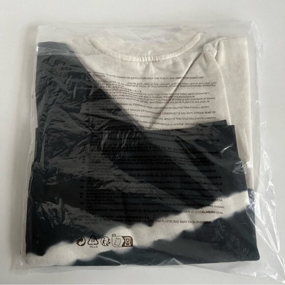 H&M, Kids Oversized sweatshirt - Black/Tie-Dye. Size: 5/6T (US). NIB (973) - Picture 2 of 8